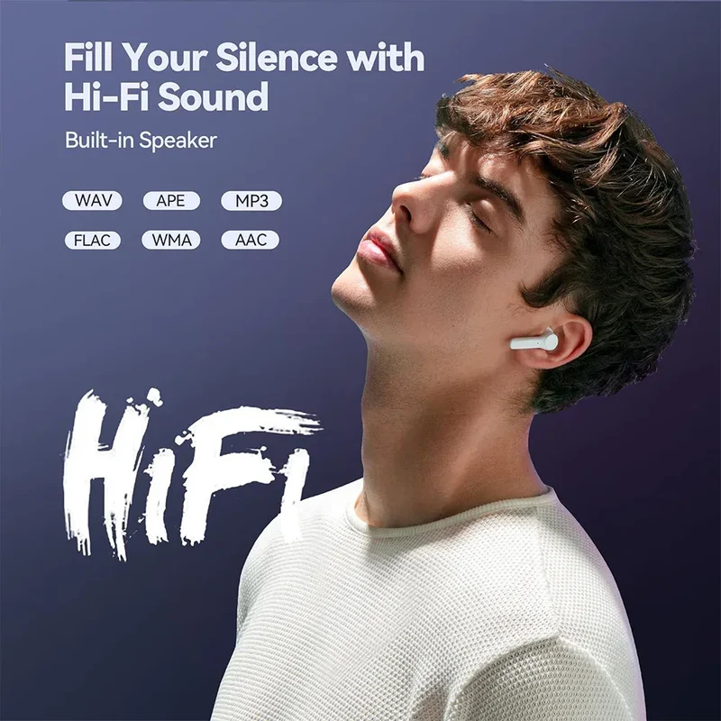 Bluetooth 5.4 MP3 MP4 Player Portable LCD Screen Music Player Stereo HiFi Speaker Support TF FM Radio Video E-Book Recording