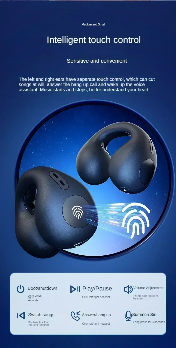 Original T75 TWS Touch Control Wireless Headphones Bluetooth Earphones Sport Earbuds Music Headset For Iphone Xiaomi phones