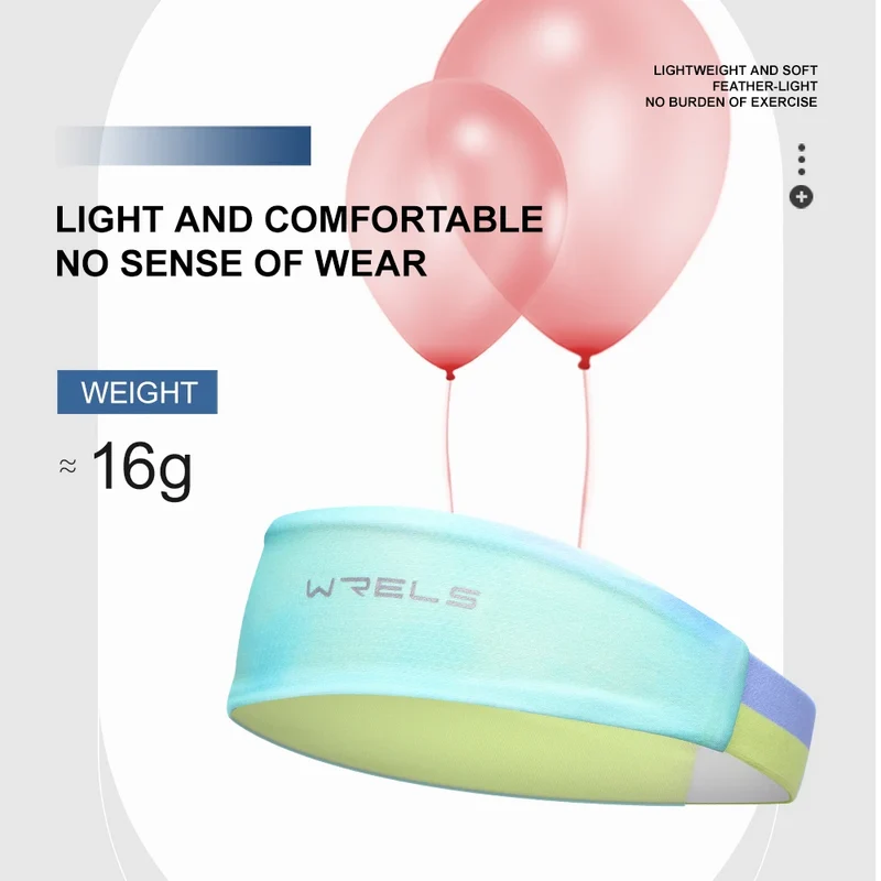 Sport Sweatband Breathable Quick Dry Basketball Tennis Hair Band Lightweight Sweat Absorb Fitness Running Cycling Hairband