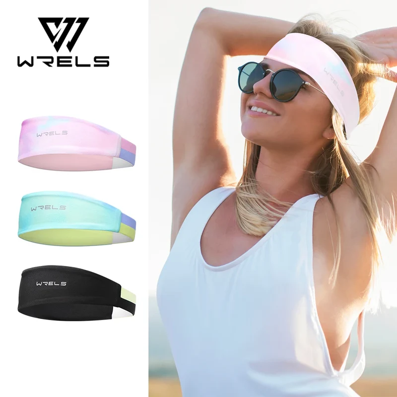 Sport Sweatband Breathable Quick Dry Basketball Tennis Hair Band Lightweight Sweat Absorb Fitness Running Cycling Hairband