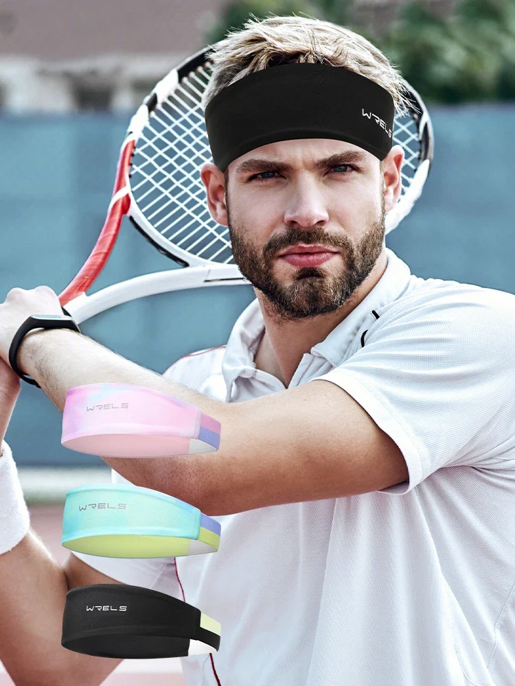 Sport Sweatband Breathable Quick Dry Basketball Tennis Hair Band Lightweight Sweat Absorb Fitness Running Cycling Hairband