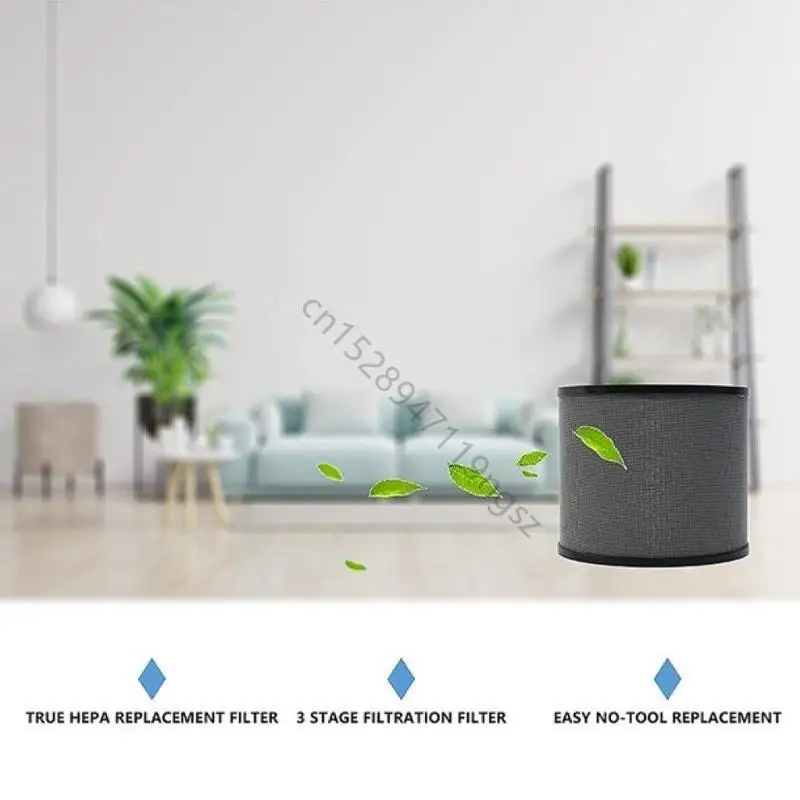 2x Air Purifier Filter High Efficiency HEPA Activated Carbon Filter Replacement Suitable For TaoTronics TT-AP006 Durable R9UD