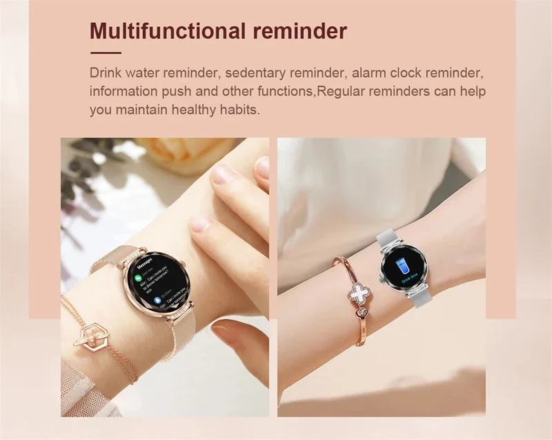 LIGE Fashion Ladies Smart Watch NX7 Pro AMOLED Screen Health Monitoring BT Call Female Women Sport Fitness Tracker Smartwatch