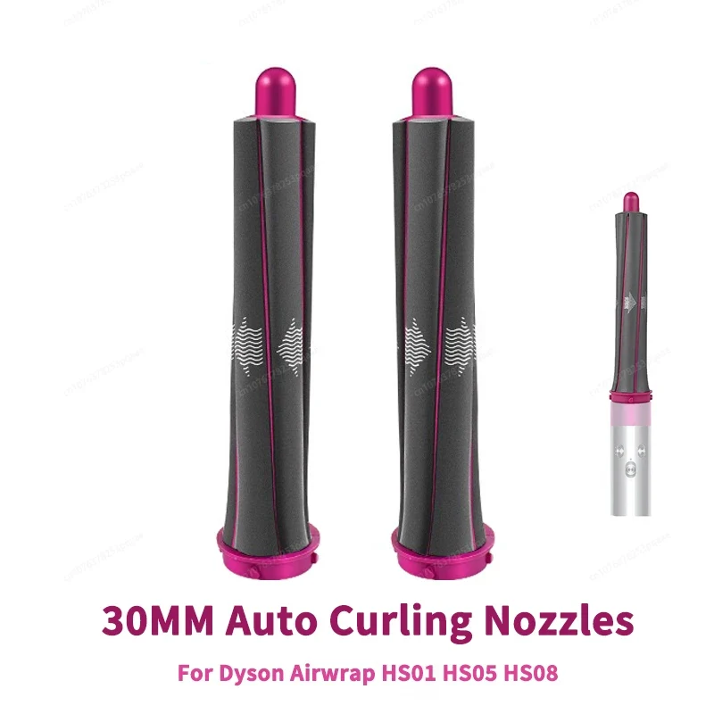Auto Hair Dryer Curling Attachment 20/30mm Curling Nozzle For Dyson Airwrap&HairDryer Attachment Styling Nozzles For Dyson HD08