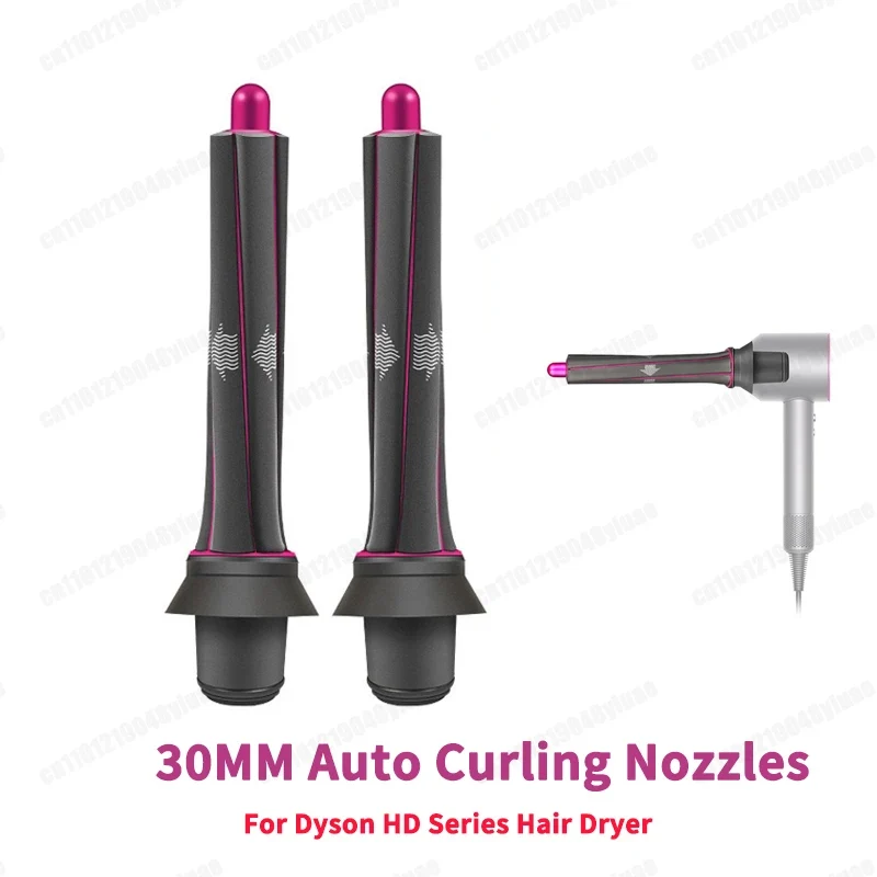 For Dyson Supersonic Hair Dryer Accessories Auto Curling Nozzles 20/30/40mm Cruling Wand For Dyson HD Series Hair Dryer Diffuser