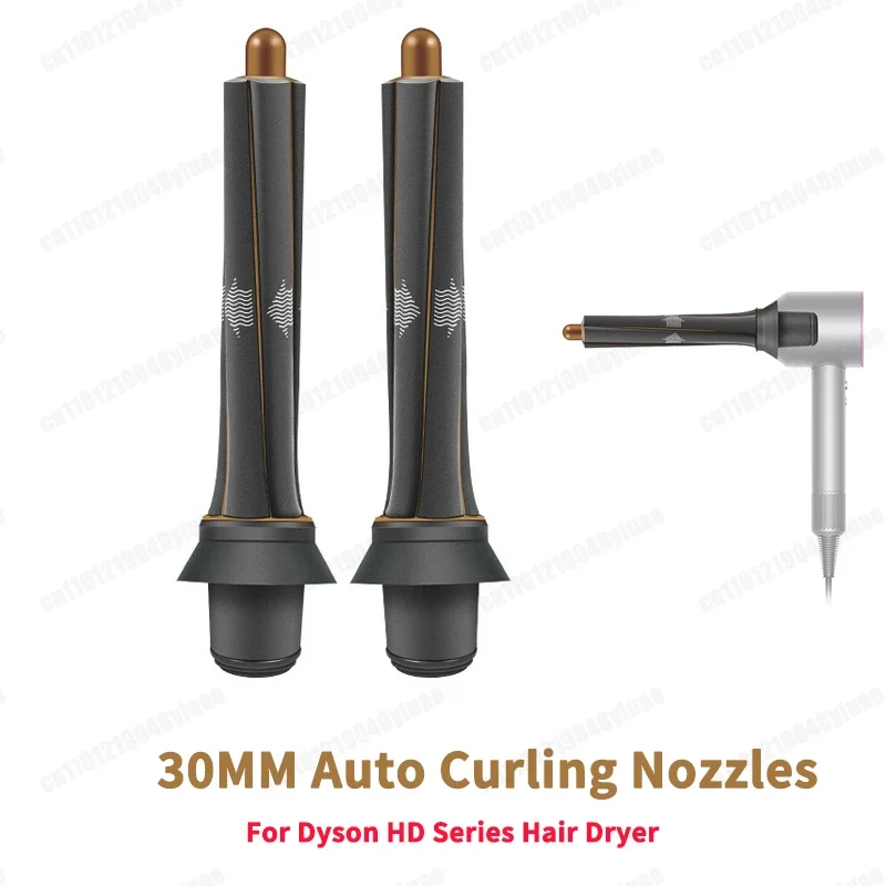 For Dyson Supersonic Hair Dryer Accessories Auto Curling Nozzles 20/30/40mm Cruling Wand For Dyson HD Series Hair Dryer Diffuser