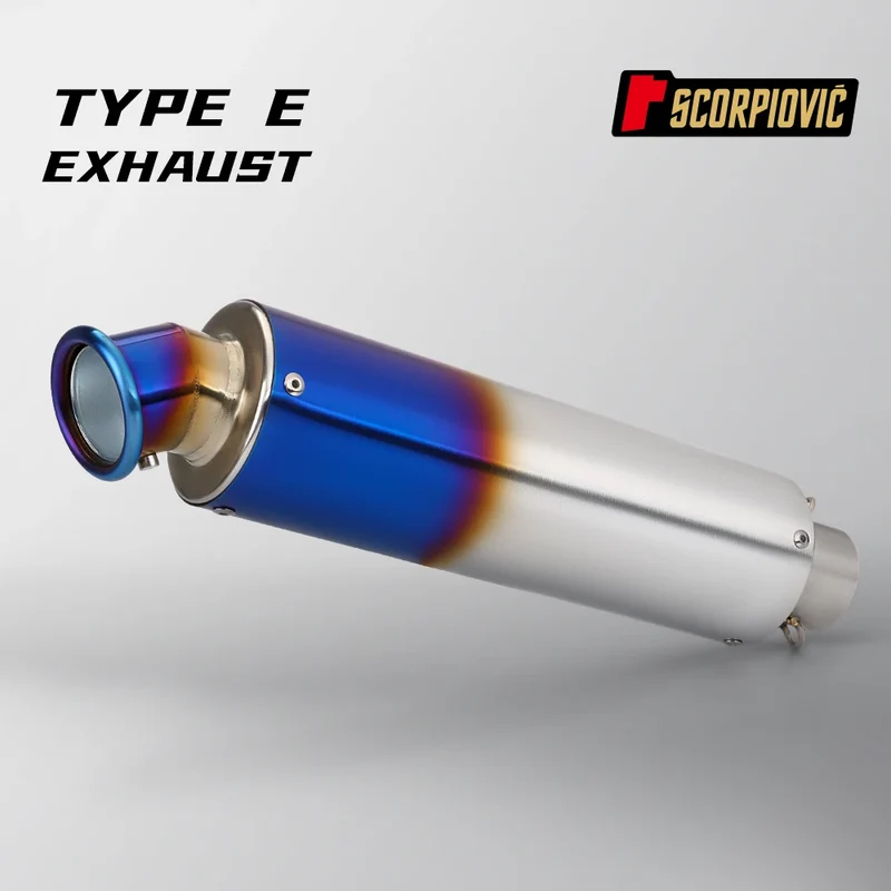 36-51mm STB Universal Motorcycle Exhaust Pipe Muffler Carbon Fiber Escape Moto for RC390 Z800 GSXR750 TMAX530 XMAX300 250 CBR50