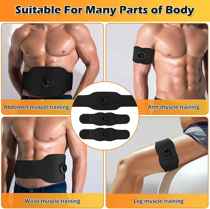 Toner Training Device Sports Fitness AB Workout Equipment Office Electronic Muscle EMS Stimulator Abs Abdominal Toning Belt