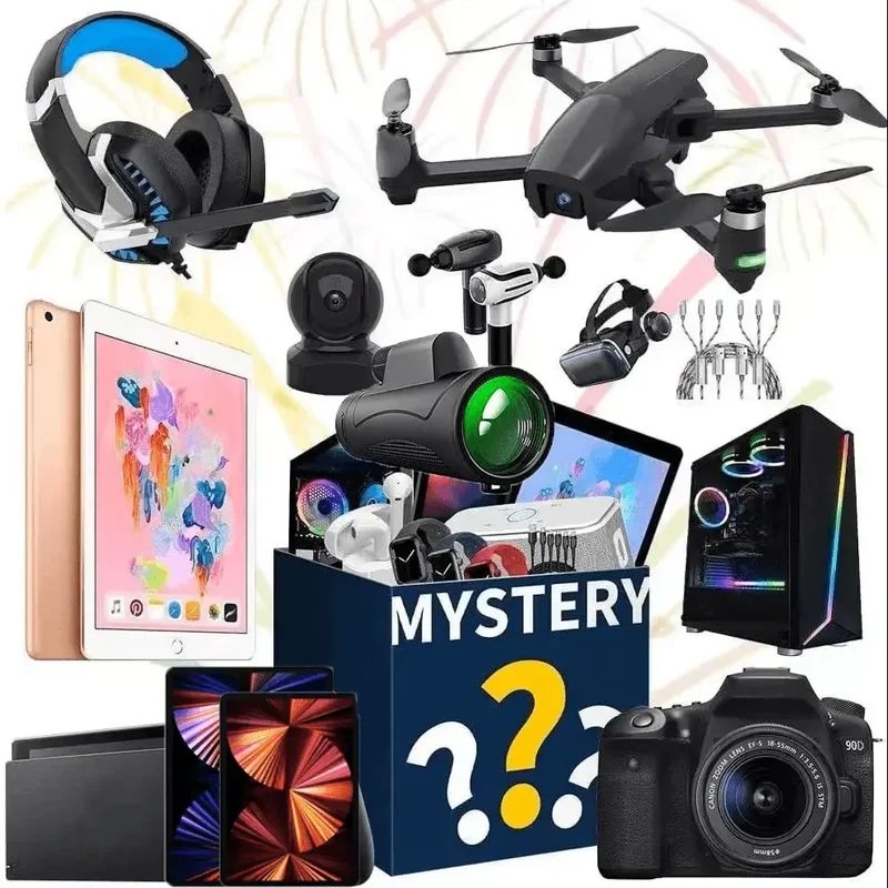 Electronics 3C Lucky Mystery Box High Quality Blind Box with 100% Surprise Novelty Smart Watch Mystery Box New Christmas Gift