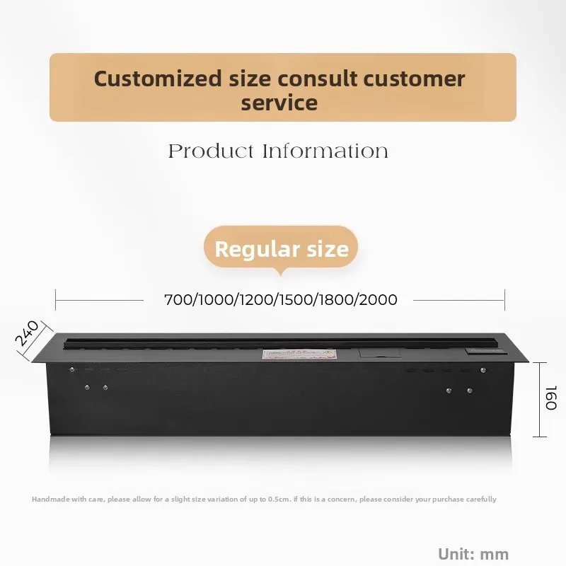 1 Home 3D Atomized Fireplace European Decoration Embedded Electronic Fireplace Simulation Flame Internet Celebrity TV Cabinet