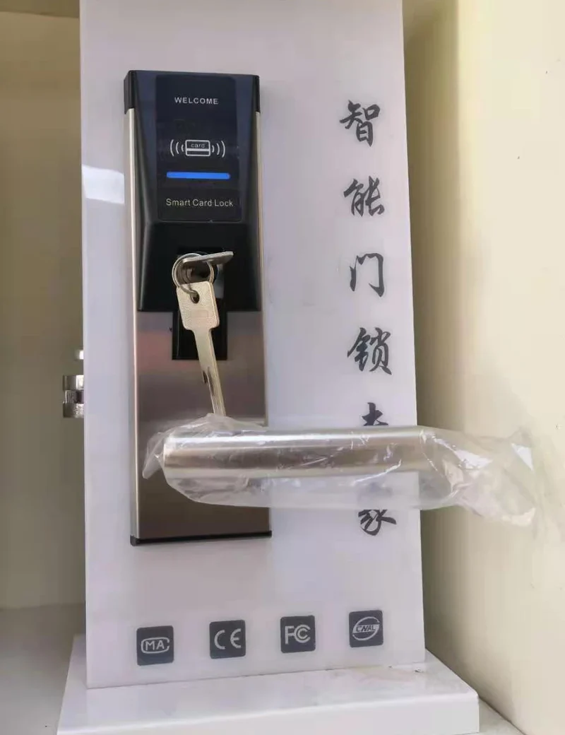 CE Waterproof Pro Usb V9 Software Stainless Steel 13.56Mhz T557 Card Keyless Access Smart Electronic MF Rfid Hotel Lock