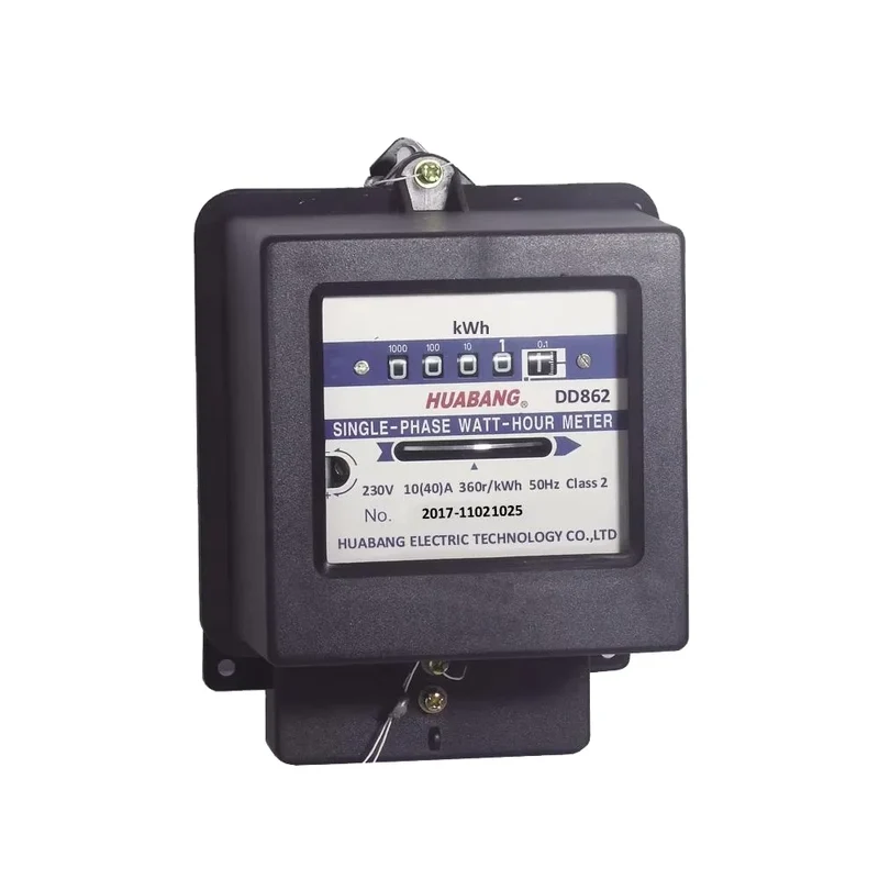 DD862 Single Phase Mechanical Electronic Power Meter