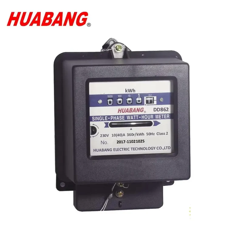 DD862 Single Phase Mechanical Electronic Power Meter
