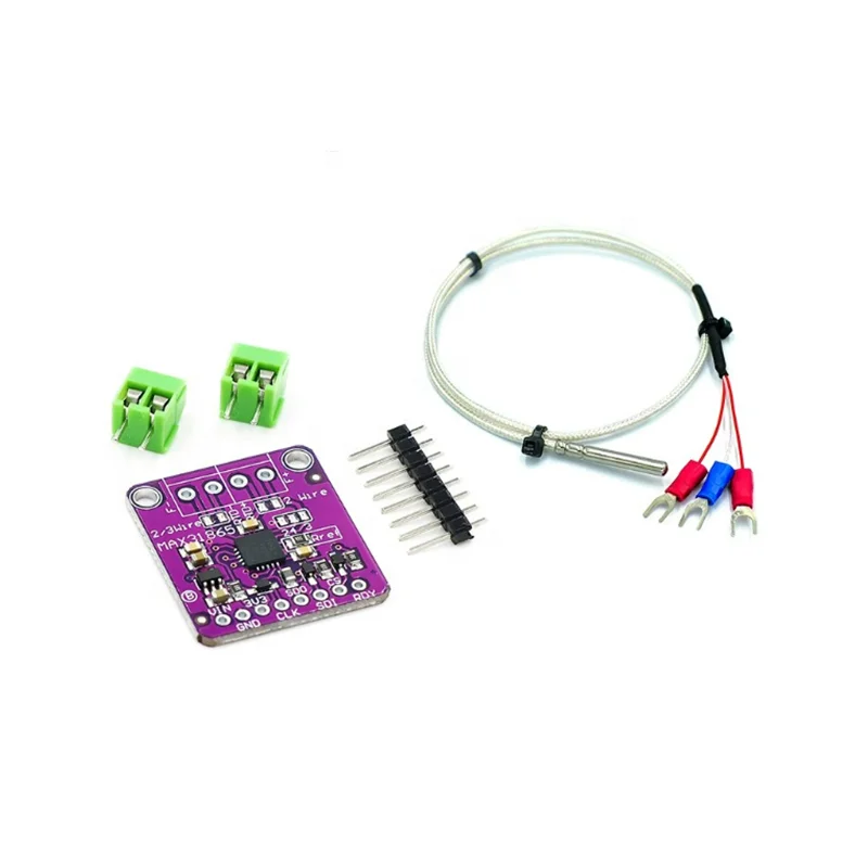 MAX31865 Temperature Sensor Module GY-MAX31865 RTD Digital Conversion Module Electronic PT100-PT1000