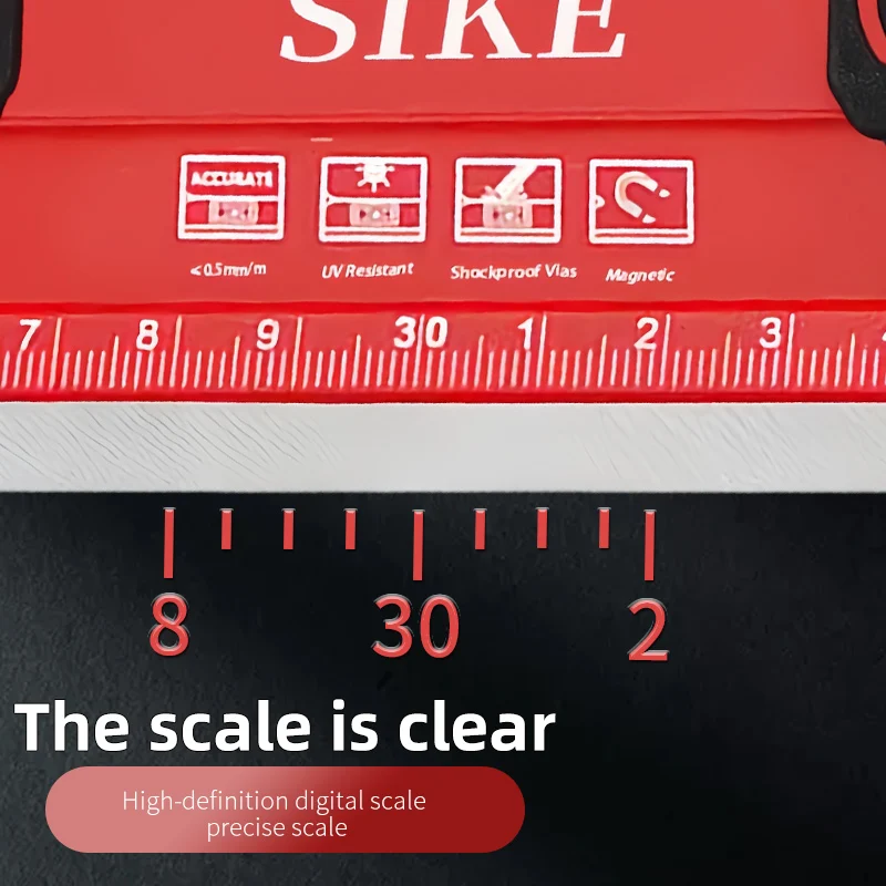 High Precision Industrial Digital Level Ruler Strong Magnetic Spirit Gauge with Aluminum Alloy Electronic Display Angle Ruler