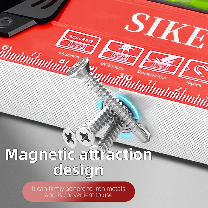 High Precision Industrial Digital Level Ruler Strong Magnetic Spirit Gauge with Aluminum Alloy Electronic Display Angle Ruler