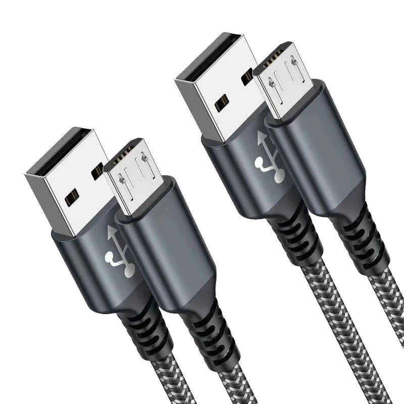 Wholesale Nylon Braided 5A USB Fast Charging 3A Data Transmission Cable 1M Length Micro Cable for Mobile Phones Electronics