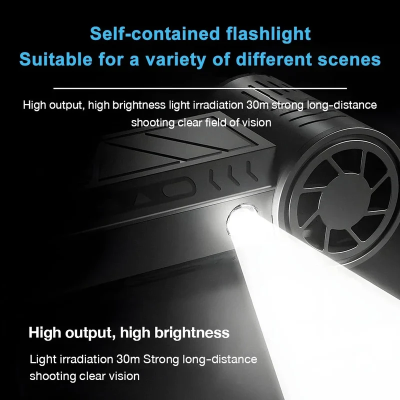 High-Speed 130000 RPM Fan 52m/s Air Blower Brushless Motor 4000mAh Battery Overheat Protection Electric Consumer Electronics