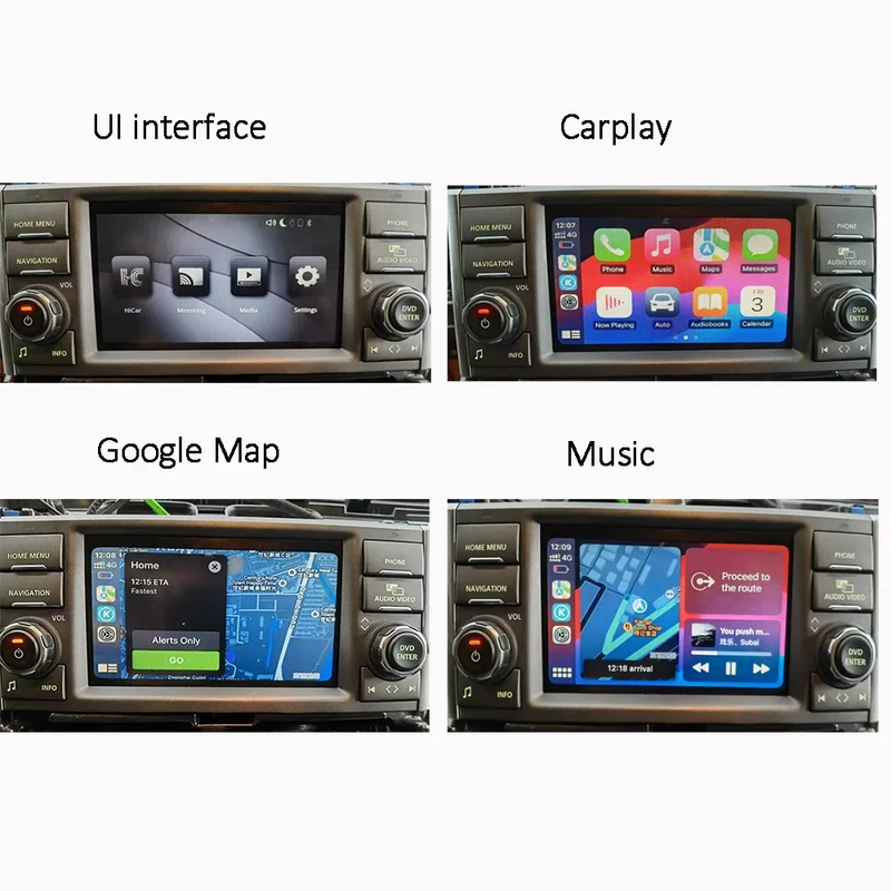 Denso Plug-and-Play Wireless Carplay Android Auto Smart Box for Range Rover Sport 2009-2012 GPS Multimedia Auto Electronics