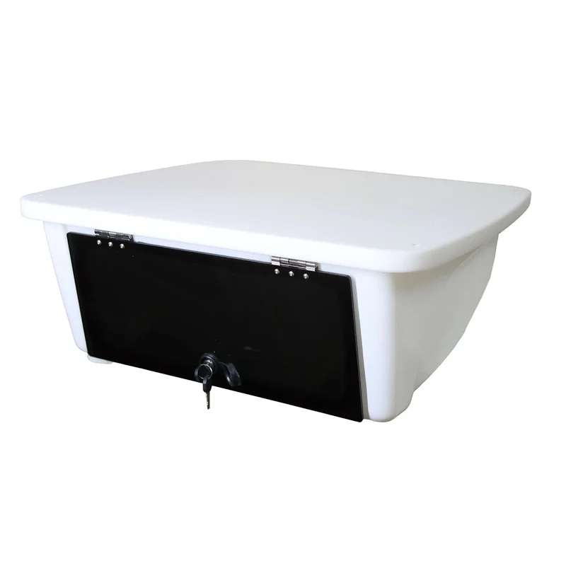 Universal T-Top Electronics Box Black SB200 Clamp on Overhead Center Console Boat Marine Storage by Raider Stryker