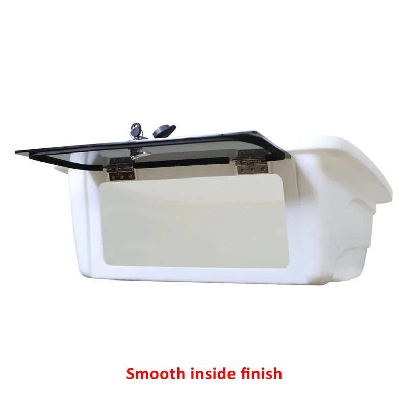 Universal T-Top Electronics Box SB200 Clamp on Overhead Center Console Boat Marine Storage Camps for 2",1.5",1.9" Tubing