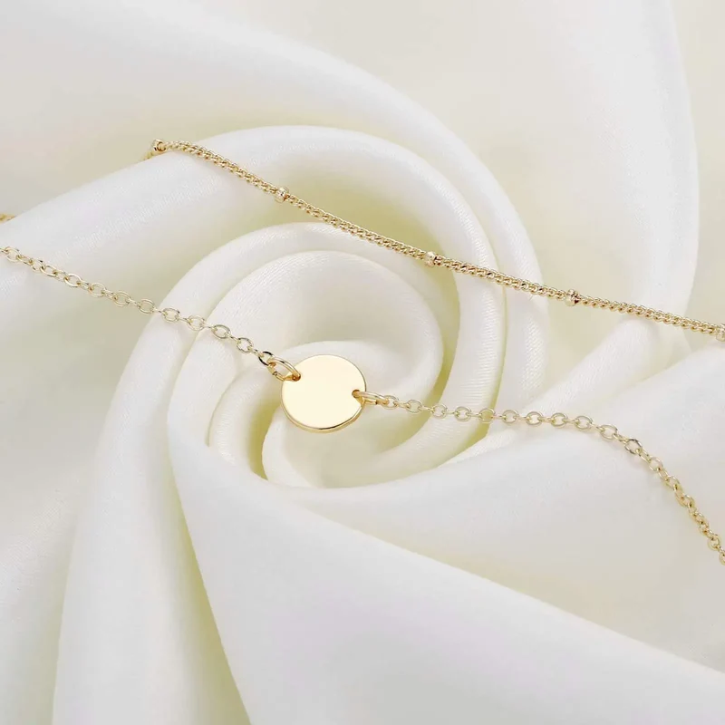 Luxury Hypoallergenic Women Bracelet Stainless Steel 18K Gold Multi-layer Bracelet with Adjustable Chain Daily Wear