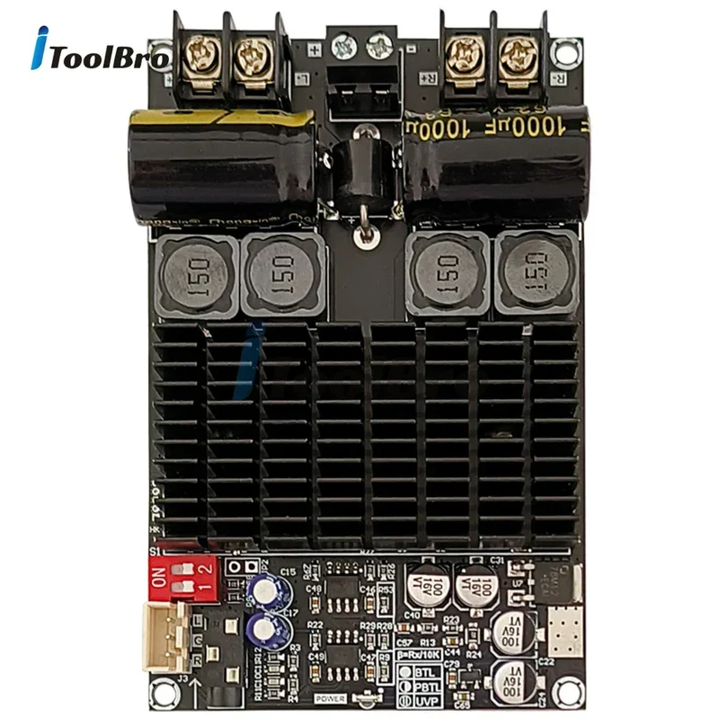 TPA3221 Pure Rear Digital Power Amplifier Board 100W+100W Dual Channel Stereo Audio Amp DC 10-30V for Car Home Speaker Subwoofer