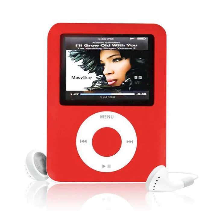 4/8GB Portable Mini MP3/MP4 Player Touch Key Walkman with Video Radio Classic HiFi Music Player Sound Can Be Played Externally