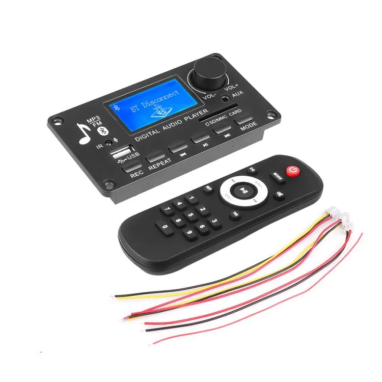 High Quality Digital Audio Player Module MP3 Decoder Board USB SD BT Music Player Board Record FM Link in