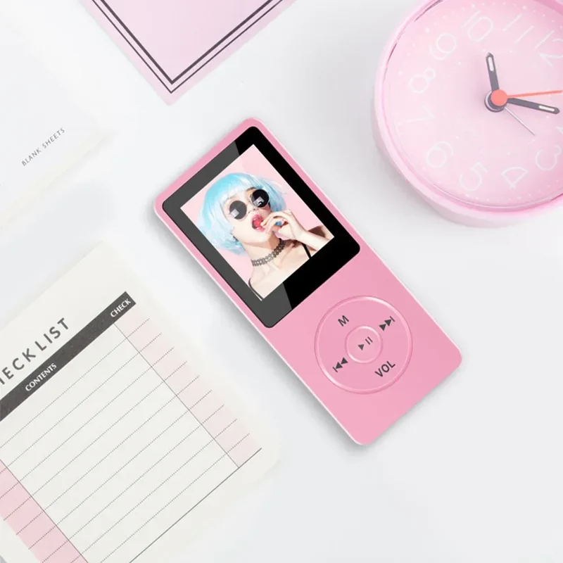 Portable MP3 Player With LCD Screen Built-in Microphone FM Radio Video Hifi MP4 Player Movies E-books Music Players Dropshipping