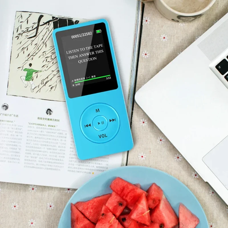 Portable MP3 Player With LCD Screen Built-in Microphone FM Radio Video Hifi MP4 Player Movies E-books Music Players Dropshipping