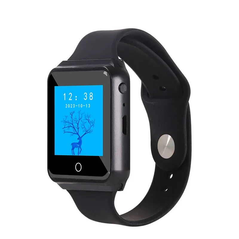 Metal Bluetooth watch MP3 music player HiFi audio quality Bluetooth 5.0 support TF card FM FM/e-book/pedometer wristband MP4