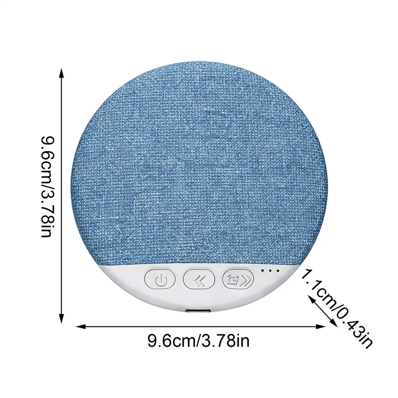Bedroom Pillow Speaker Blue-tooth5.4 Under Pillow Sound Machine With White Noise Support 30/60/90 Min Timers Stereo Sound