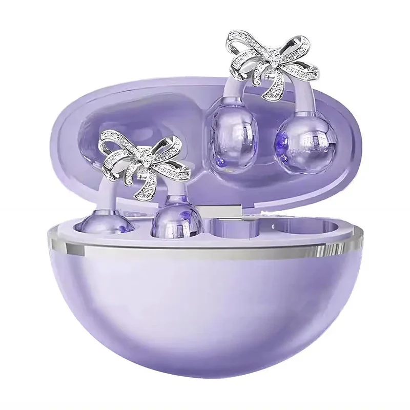 Vivo Clip-on Earbuds Wireless Bluetooth Open Ear Headphones with Detachable Crystal Bowknot Earrings For Sports Fitness Workouts