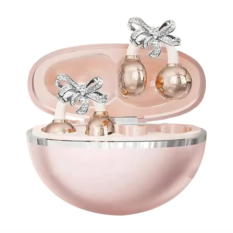 Vivo Clip-on Earbuds Wireless Bluetooth Open Ear Headphones with Detachable Crystal Bowknot Earrings For Sports Fitness Workouts