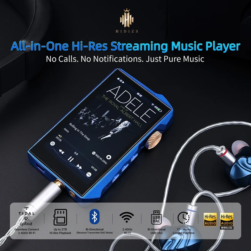 HIDIZS AP80 PRO MAX Red / Green All-in-One Streaming HIFI Music MP3 Player Hi-Res Audio Bluetooth 5.1 Dual ES9219C USB DAC MQA