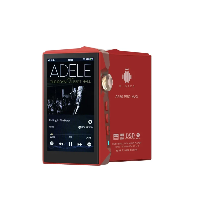HIDIZS AP80 PRO MAX Red / Green All-in-One Streaming HIFI Music MP3 Player Hi-Res Audio Bluetooth 5.1 Dual ES9219C USB DAC MQA