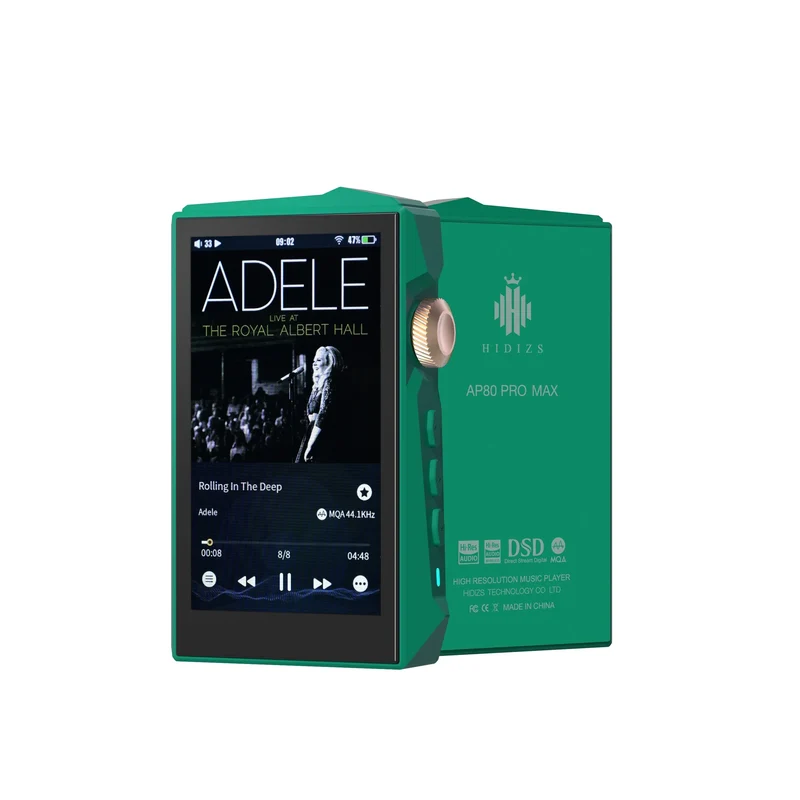 HIDIZS AP80 PRO MAX Red / Green All-in-One Streaming HIFI Music MP3 Player Hi-Res Audio Bluetooth 5.1 Dual ES9219C USB DAC MQA