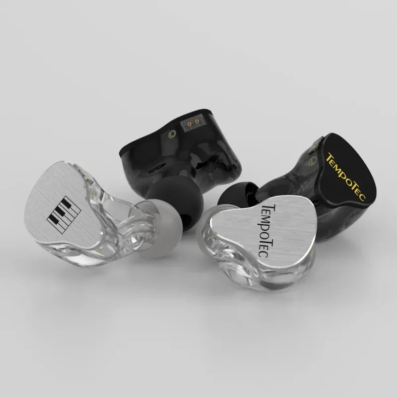 TempoTec IM01 Flathead 4.4mm earphones, IM05 3.5mm cable-detachable,0.78mm pin HiFi in-ear earphones 1DD+4BA