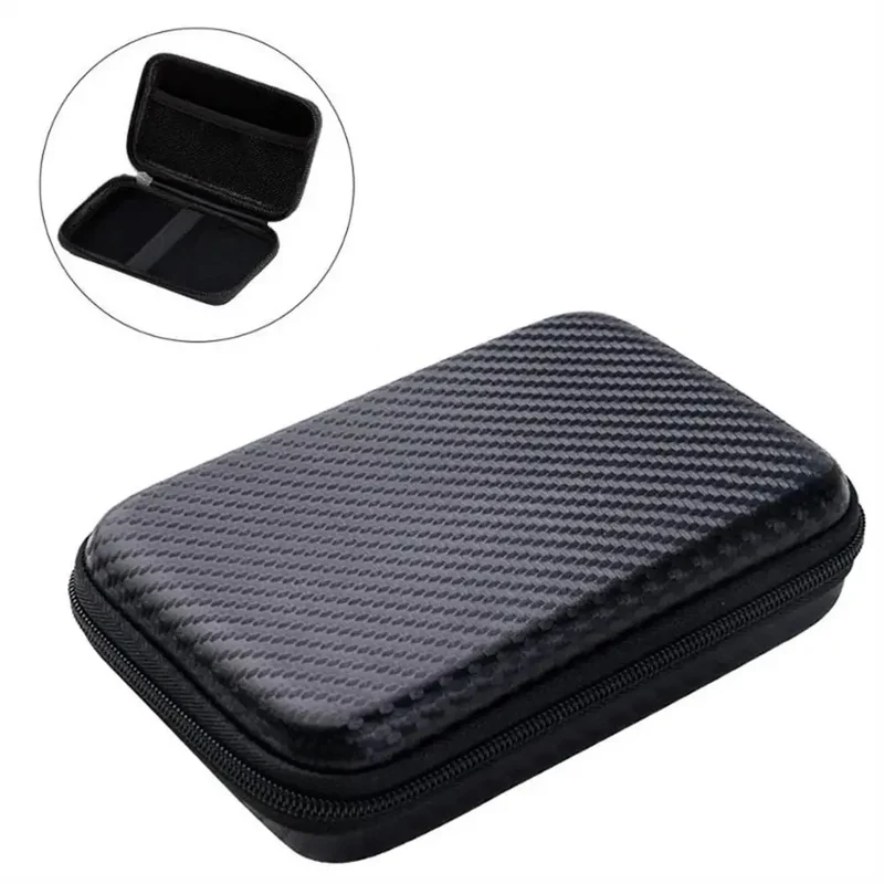 Portable Phone Charger Zipper Bag EVA Protection Case Hard Disk Data Cable Headphone Storage Pocket Pouch Travel Storage Box