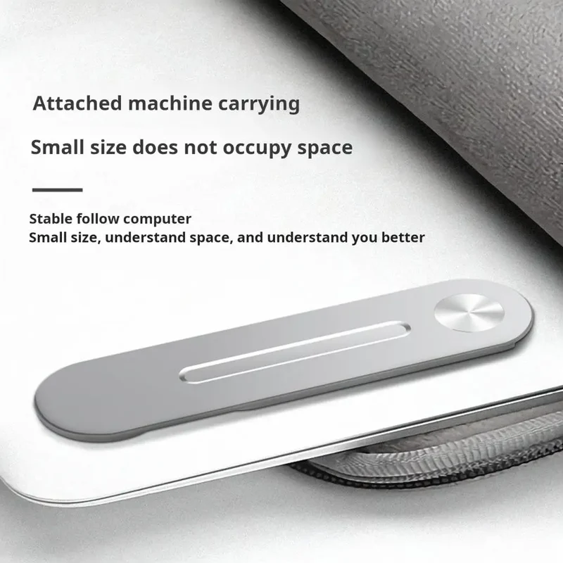 Laptop Side Phone Holder Mount Magnetic Adjustable Phone Stand Folding Monitor Expansion Phone Holder