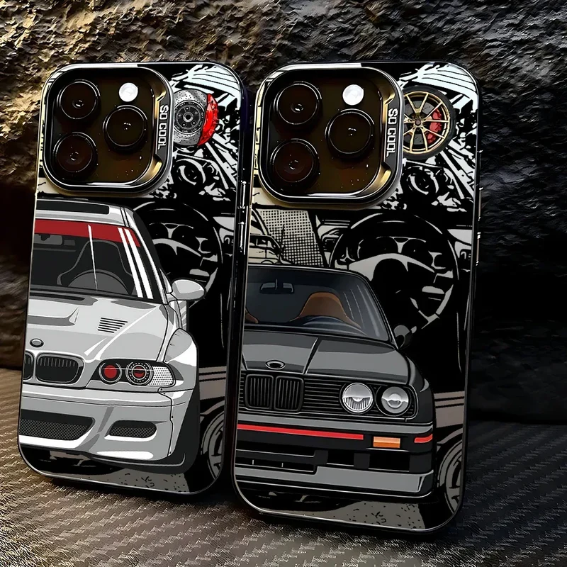 Modified JDM Racing Calipers Phone Case for Oppo Reno14 Reno13 Reno12 Reno11 Reno10 8 7 6 5 Z F T Pro Plus 4 5G Matte Back Cover