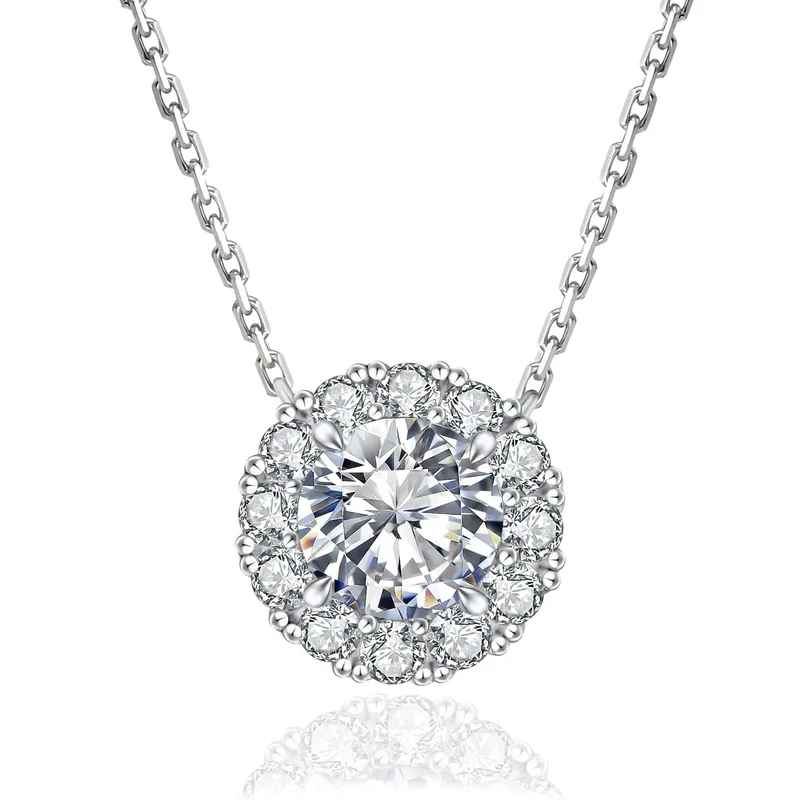 USA Stock VVS Moissanite Pendant Christian Gifts 925 Sterling Silver Reiligous Crucifix Jewelry Women Men Cross Diamond Necklace
