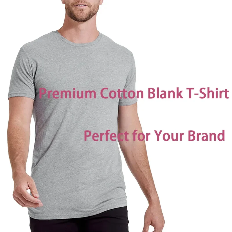 USA Stock High Quality 160g 100% Cotton Factory Price Manufacturer Custom Logo Printing T-Shirt Plain Unisex Women Men Tshirt