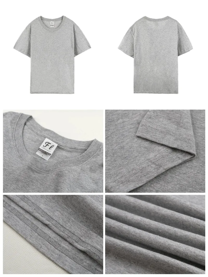 USA Stock High Quality 160g 100% Cotton Factory Price Manufacturer Custom Logo Printing T-Shirt Plain Unisex Women Men Tshirt