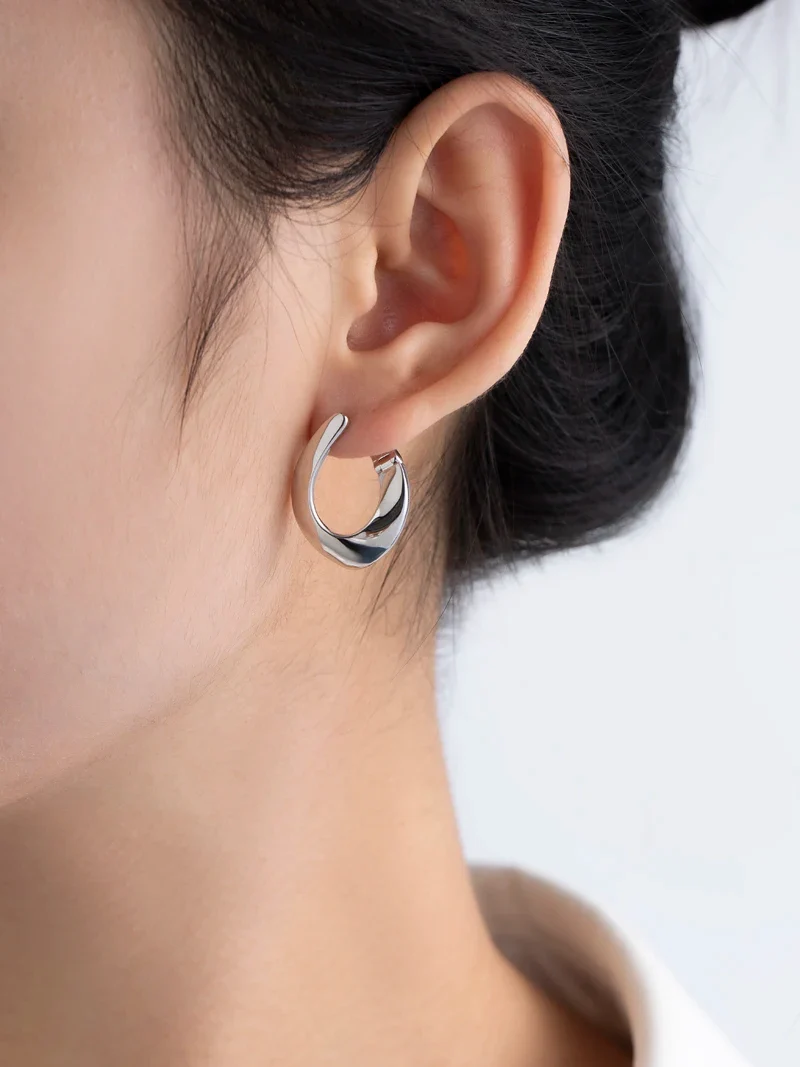 LAYA Drop Earrings For Women Mother's Day Oval Shape Personalized Design 925 Sterling Silver Original Luxury Jewelry 2022 Trend