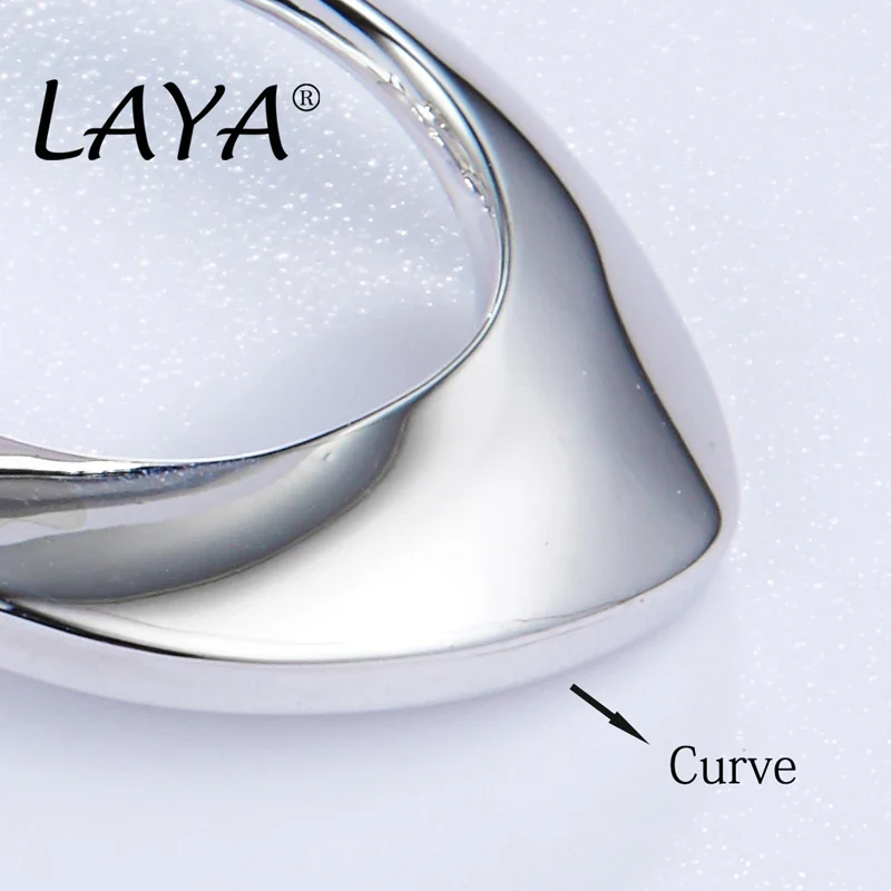 LAYA Drop Earrings For Women Mother's Day Oval Shape Personalized Design 925 Sterling Silver Original Luxury Jewelry 2022 Trend