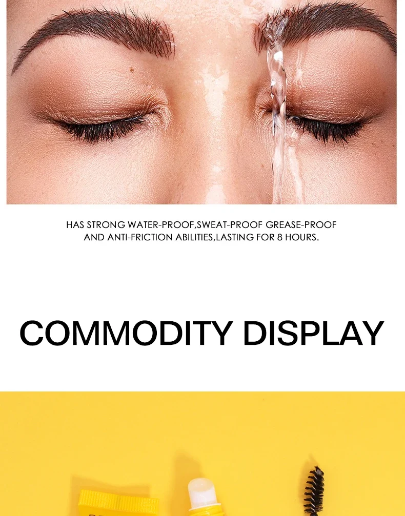 Eyebrow styling gel, durable waterproof and sweat resistant, suitable for all skin types, is an ideal gift for Mother's Day
