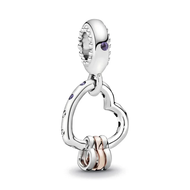 The New 925 Sterling Silver Charm Mother's Day Queen Crown Gift Box Fits Women Jewelry With Original Bracelet Accessories