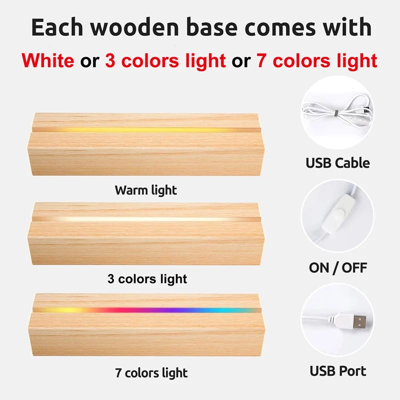 Personalized Anniversary Couples Mother's Day Gifts for Women Men 7 Colors Heart Picture Frame Acrylic Plaque with Night Light